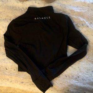 Balance Athletica cropped zip